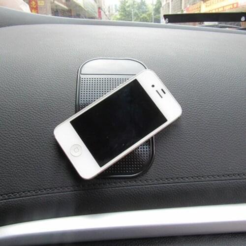 Black Anti-Slip Car Dash Sticky Gel Pad Non-Slip Universal Mount Holder Mat Washable Silicone Gel Pad Car Accessories Hot