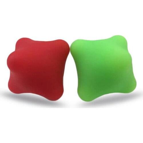 Silicone Palm Muscle Hexagonal Shape Massage Ball Massager Fitness Agility Reflex Exercise Workout Equipment Training Ball