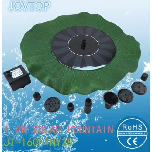 Solar Fountain Solar Water Pump Brushless Motor Vacuum Pump Landscape Submersible Pumps Floating Lotus Leaf Pond Pool
