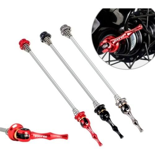 Ultralight Titanium Road Bike Quick Release Lever Road Bicycle Cycling Hub 100m-130mm Quick Release Bicycle Wheels Lock