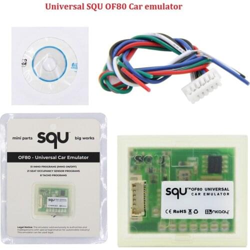 Newest SQU OF80 Universal Car Emulator supports IMMO Seat Occupancy Sensor Tacho Programs