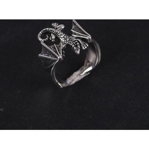 Vintage Punk Style Evil Dragon Ring Motorcycle Party Cool Biker Ring for TrendyMen Women Ring Wedding Jewelry Accessories Gifts