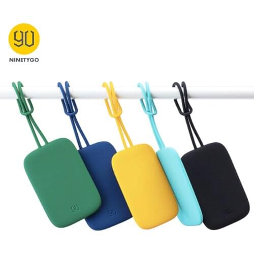 NINETYGO 90FUN Colorful Silicone Baggage Tag Portable for Suitcase Luggage Bag Tag Anti-lost Writing Label Bag Parts Accessories