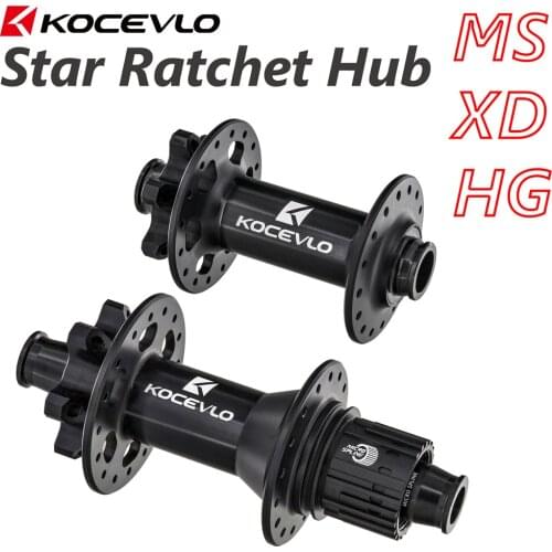 KOCEVLO M350 Star Ratchet hub MTB BOOST 148mm 28/32H 6-Bolt for HG SRAM XD Micro Spline 12 speed hubs