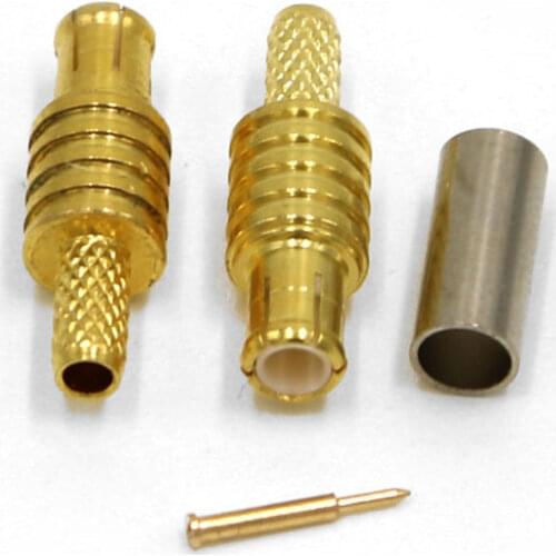 1PC new MCX male plug RF connector crimping RG316, RG174, LMR100 cable straight gold-plated adapter