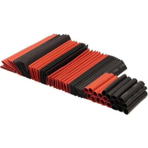 127 Pcs/set Heat Shrink Tubing Polyolefin Electrical Wrap Wire Cable Sleeves Pe Insulation 2:1 Shrinkable Tube