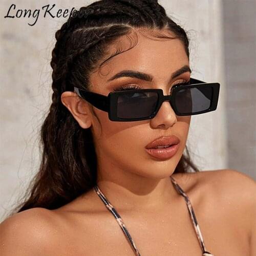2020 Rectangle Sunglasses Women Fashion Brand Designer Big Frame Sun Glasses Ladies Vintage Candy Color Eyewears Shades UV400