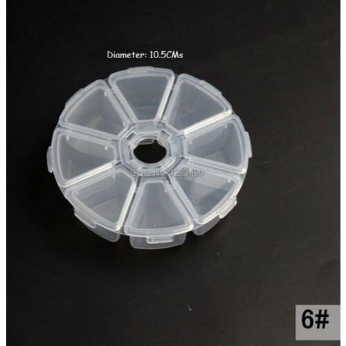 Free Shipping Plastic Nail Decorations Container Nail Box Nail Tools Container