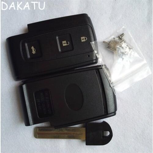 DAKATU NEW Smart Remote Key Shell 3 Button Key Fob Case for Toyota Avensis CROWN Verso Prius
