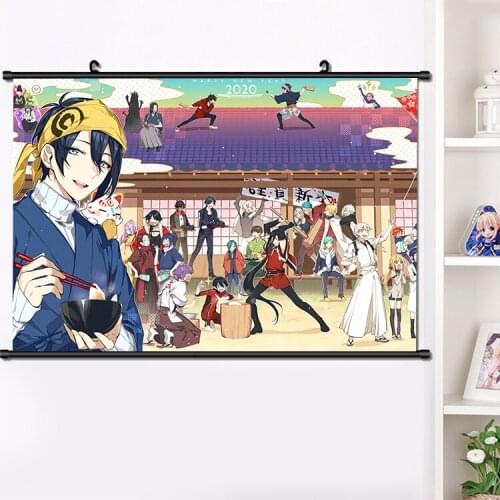 Anime Game Touken Ranbu Online Hirano Toushirou Wall Scroll Mural Poster Wall Hanging Poster Home Decor 40×60cm dropshipping