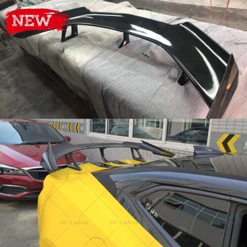 FOR CHEVY CAMARO ZL1 1LE STYLE CARBON FIBER REAR WING TRIM BODY KIT TUNING PART FOR CAMARO CARBON GT SPOILER LIP RACING