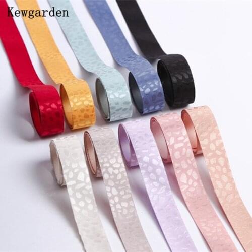 Kewgarden 1" 1.5" 25 40mm Leopard Ribbon DIY Make Hair Bow tie Brooch Accessories Handmade Tape Sewing Crafts fabric 10 Yards