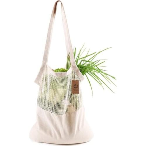 Reusable String Shopping bag Fruit Vegetables Eco Grocery Bag Portable Storage Bag Shopper Tote LX1492