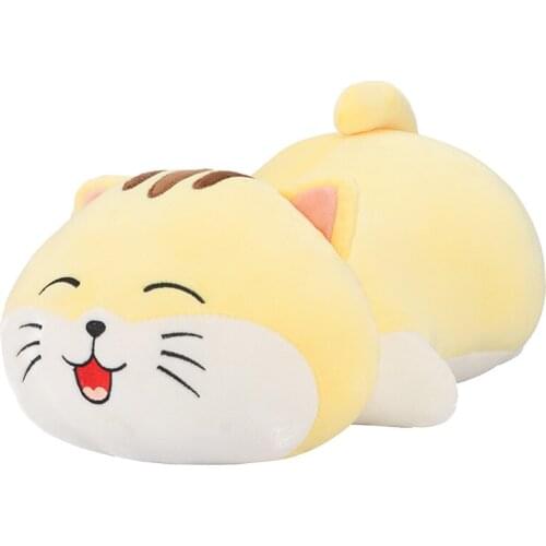 55/75cm Soft Animal Cartoon Pillow Cushion Cute Fat Cat Plush Toy Stuffed Lovely kids Birthday Gift