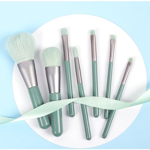 7Pcs/Set Women Facial Makeup Brushes Set Face Cosmetic Beauty Eye Shadow Lip Foundation Blush Brush Make Up Brush Tool