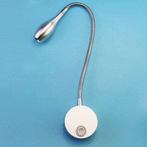 Wall Lamps 3W LED Light Source 90-260V Aluminum Material Angle Adjustable Children& Reading Lamp Bedroom Bedside Corridor Light