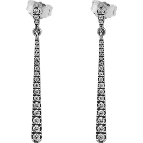 Authentic 925 Sterling Silver Earrings for Women Shooting Stars Dangle Earrings Party Wedding Jewelry for Girl Gift brincos E108