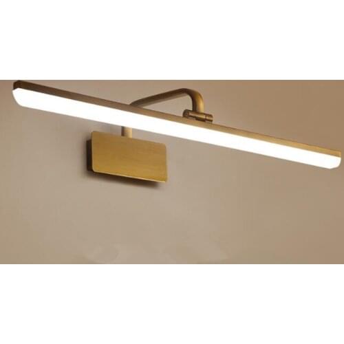 Modern Loft Decoration 42/57/68CM Bathroom Led Mirror Lamp Waterproof Retro Bronze Bedside Lights Led Dressing table Led Light