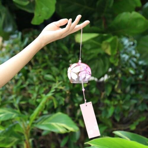 Glass Wind Chimes Wind Chime Simple and Beautiful Label Pendnat Chimes Wind Bells For Home Decoration #5
