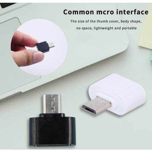 USB Adapter Universal Mini Micro to USB 2.0 OTG Adapter Connector for Android Mobile Phone USB2.0 OTG Cable Adapter 2021 New