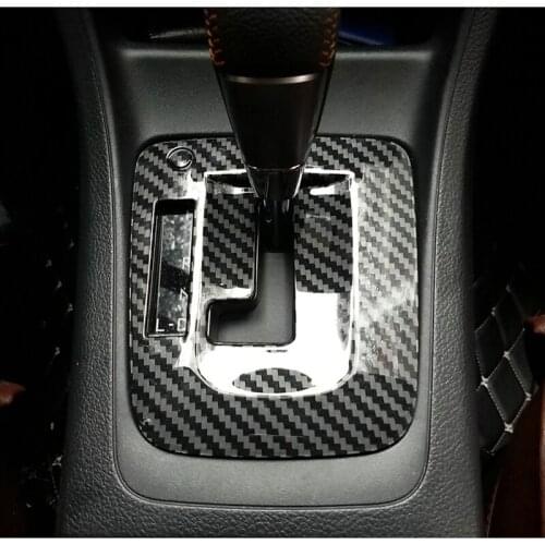 Interior Car Gear Shift Knob Panel Cover Sticker Trim Moldings Car Styling Auto Parts for Subaru XV 2012--2017
