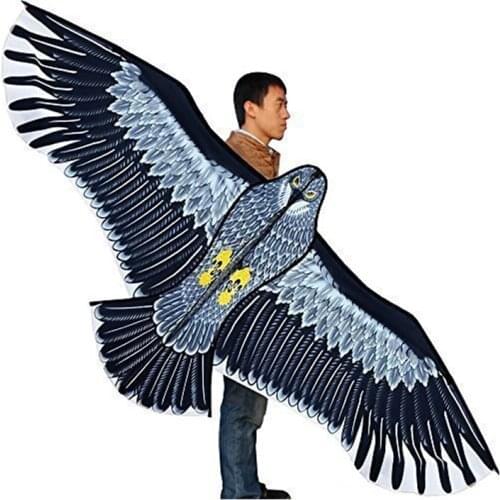New Toys 1.8m Power Brand Huge Eagle Kite With String And Handle Novelty Toy Kites Eagles Large Flying