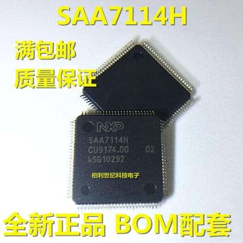100% New&Original SAA7114H SAA7114 QFP-100
