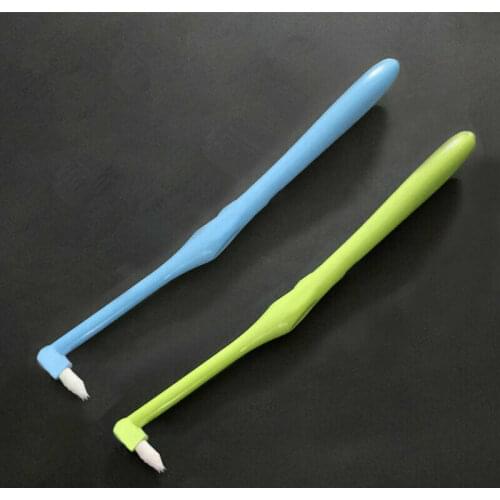 2pcs Small Head Soft Hair Interspace Toothbrushes Tufted End Teeth Interdental Brush Dental Floss Orthodontic Clean Tool