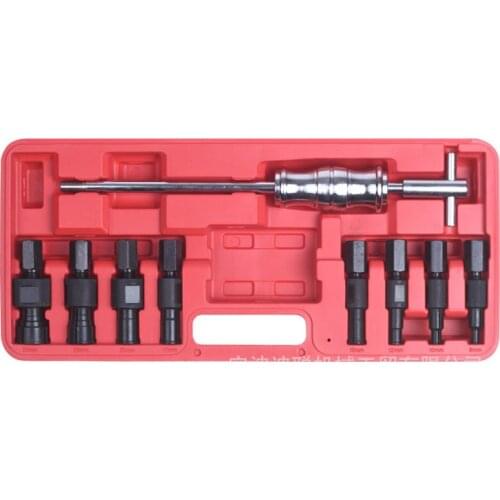 9 PCS of auto repair inner hole bearing removal puller Inner hole puller Inner hole pull and removal tool