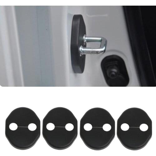 ABS Black Car Door Lock Cover Protection For Mazda 2 5 6 Mazda CX-5 MX-5