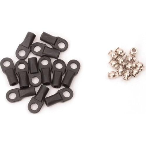 3D printer accessories M3 or M4 5347 delta ball rod ball head sleeve buckle general header parallel arm carbon rod joint 1set