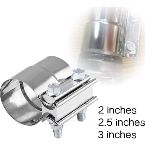 Car Modified Exhaust Pipe Stainless Steel Clamp U-Shaped American Universal Pipe Multi-Specification Clamp