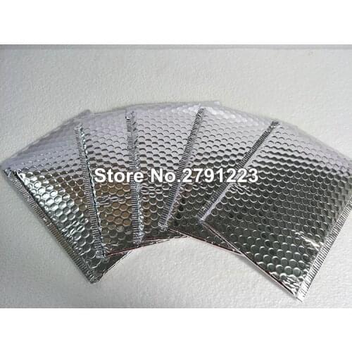 Big sale! 20*25cm Silver Bubble Envelope Mailer Packaging Bubble Envolope Bag 50pcs