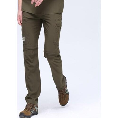 Outdoor Military Men Quick Dry Pants Restorable Long Pants Camping Hiking Climbing Multi-pocket Quickdry Army Tactical Trousers