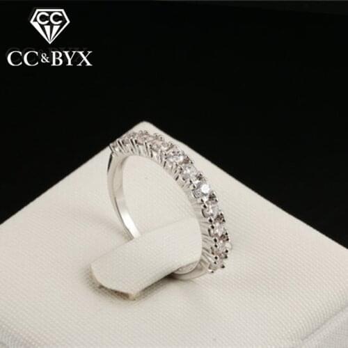 CC Jewelry Fashion Rings For Women Jewelry Simple Design Cincin Wanita Charm Bridal Wedding Engagement Ring Anillo CC1182