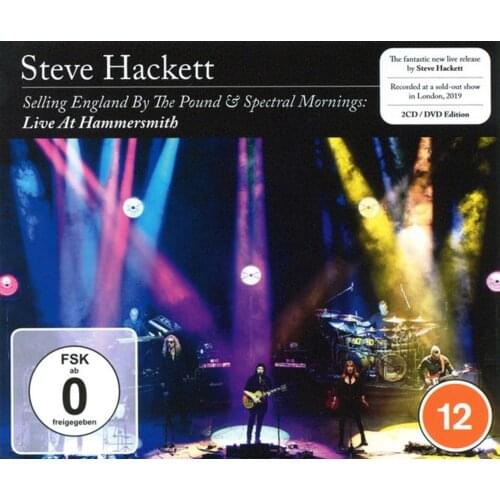 CD STEVE HACKETT Selling England By The Pound Live Hammersmith BOX 2CD+DVD