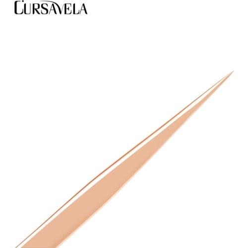 CURSAVELA 1PCS Tweezers for Eyelash Extension Straight Pointed Tweezers Professional Stainless Steel Precision Set Wholesale