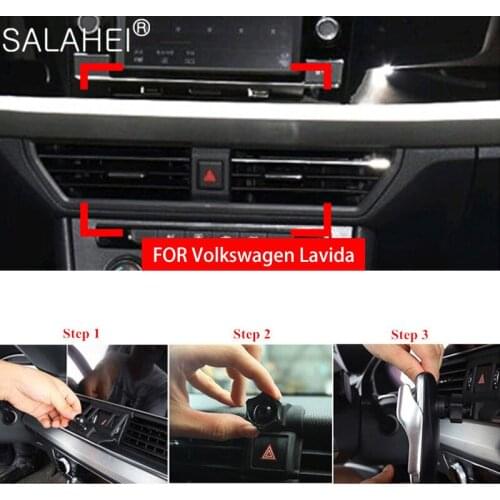For VW Volkswagen Lavida 2015 2016 2017 Car Mobile Phone Holder Air Vent Mount Cradle Smartphone GPS Stand Bracket Accessories