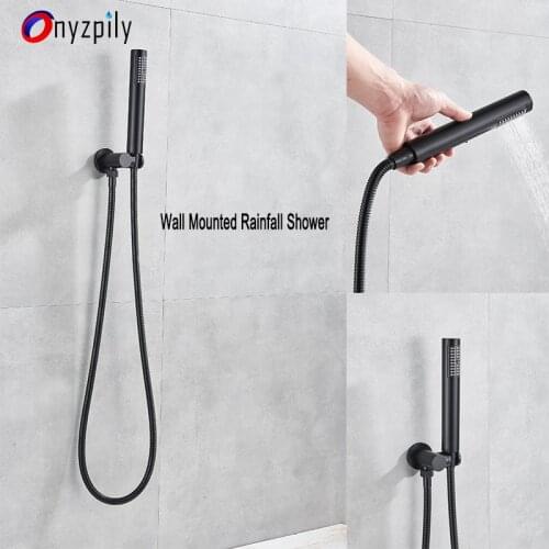 Shower Bath Handheld Adjustable High Pressure Stream Handheld Rainfall Shower Head Saving Filter Spray Nozzle Water Saving