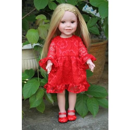 NPK DOLL 18 Inch 45cm Girl Dolls Full Vinyl Silicone Baby Doll Toys Bebe Reborn Doll Lifelike Girls Princess Doll Toys gift