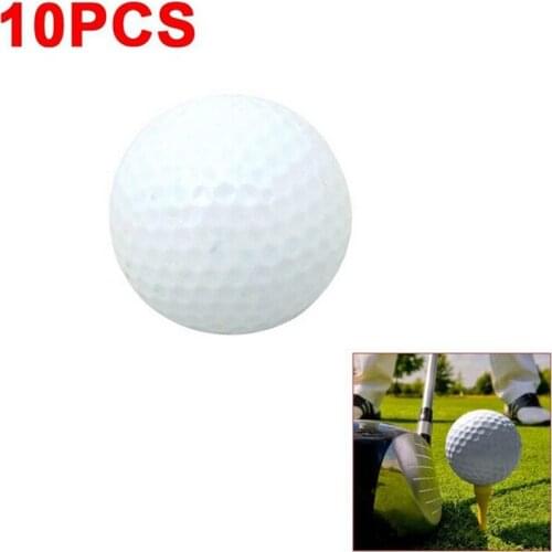 Indoor Outdoor Practice Training Aids Golf Balls Outdoor Sports White PU Foam Golf Ball 10PCS/LOT