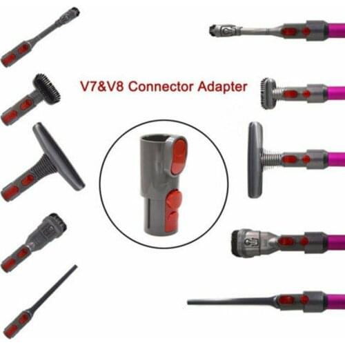 6pcs Vacuum Cleaner Accessories For Dyson V6 To V7 V8 V10 Plastic Kit Robot Parts Household Cleaning Tools