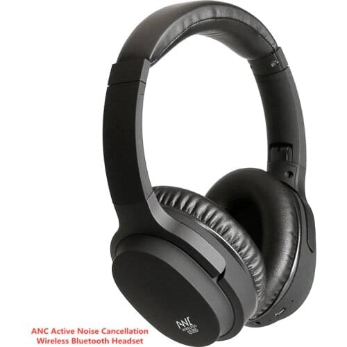New LY905 ANC active noise reduction wireless bluetooth headset foldable professional music gaming headset with microphone