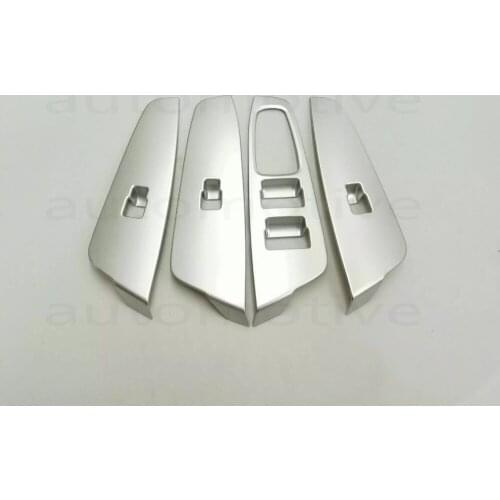 New 4pcs Window Glass Switch Panel ABS Cover Trim For 2017 KIA KX7