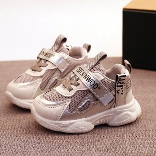 New Sports Women Sneakers Girls Casual Shoes Lightweight Infant Toddler Shoes Kid Tenis Breathable Soft Non-slip Running Shoes