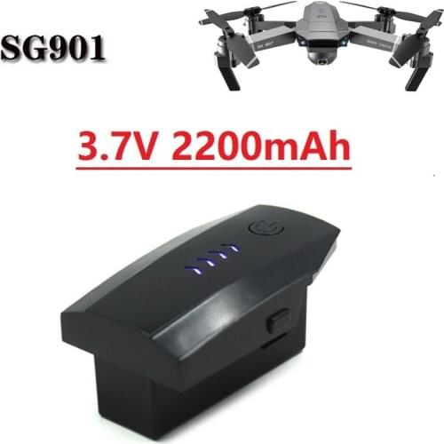Original 3.7V 2200mAh Lithium Battery For SG901 SG-901 4K GPS Smart Anti-Shake RC Quadcopter Drone Spare Parts