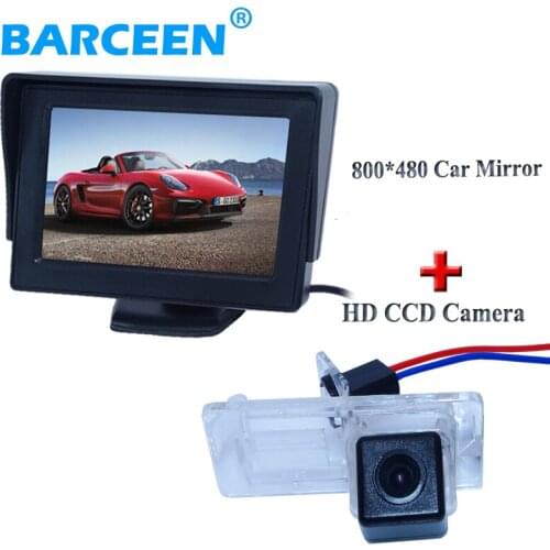 Original car parking camera with car reversing monitor 4.3" for Renault Fluence/Dacia Duster/Megane 3/for Nissan Terrano