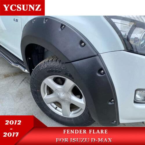 2012-2019 Fender Flares For Isuzu D-max Accessories Mudguards For Isuzu dmax 2012 2013 2014 2015 2016 2017 fender Parts Ycsunz