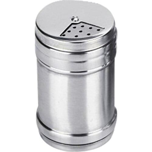 Stainless Steel Salt Pepper Seasoning Spice Condiment Shaker Bottle Kitchen Tool Convenient to Add Seasoning in your Food