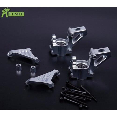 Alloy CNC Front Hub Carrier Billet Set Fit for 1/5 HPI ROFUN ROVAN KM BAJA 5B 5T 5SC RC CAR Toys PARTS